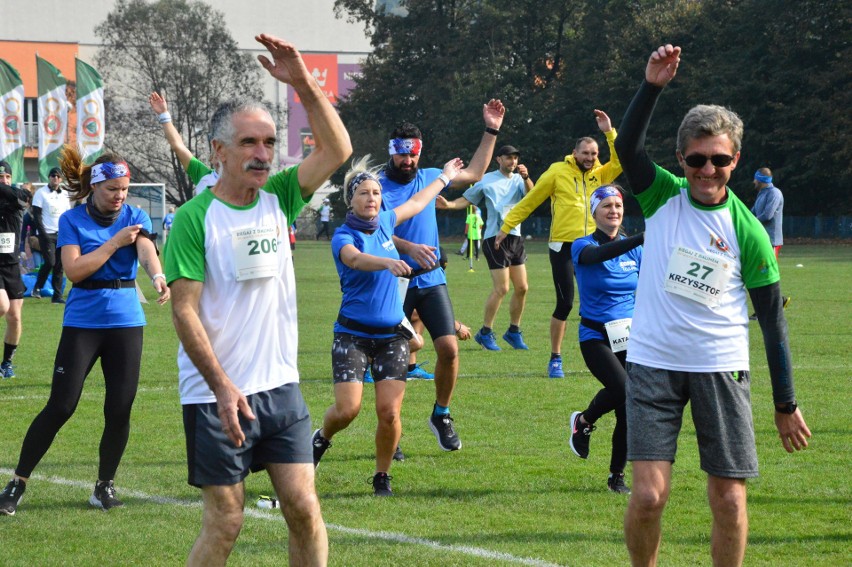 Myślenice. Bieg na 100-lecie Dalinu. 300 osób pobiegło na 10 km [ZDJĘCIA]