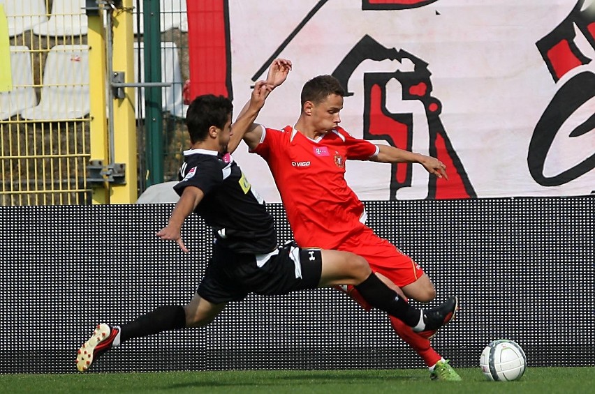 Widzew Łódź - Jagiellonia Białystok 1:1. Pierwsza bramka Aleksejsa Visnakovsa [ZDJĘCIA+FILM]