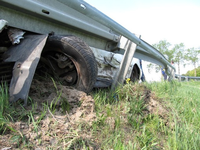 Zderzenie pod Białogardem na krajowej 6.