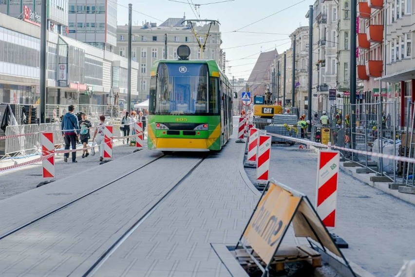 Wielu poznaniaków zaskoczył widok tramwajów kursujących...