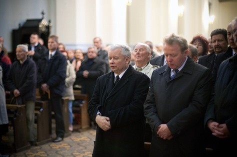 Jarosław Kaczyński wziął udział w mszy św. w intencji...