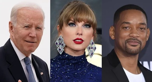 Joe Biden, Taylor Swift, Will Smith kibicują Philadelphii Eagles