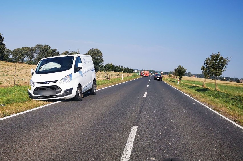 Wypadek koło Suchej Koszalińskiej