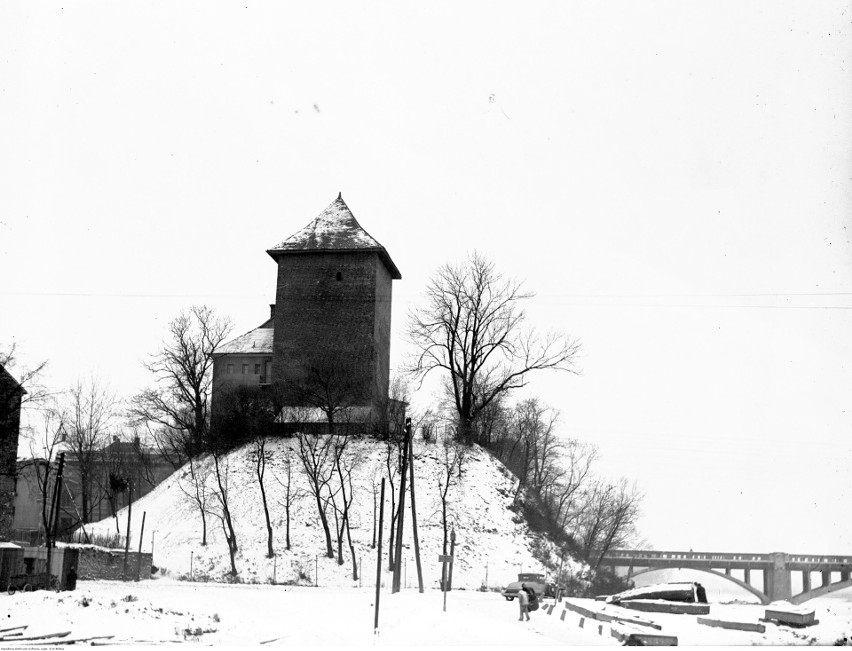 Widok ogólny baszty zamkowej., 1932