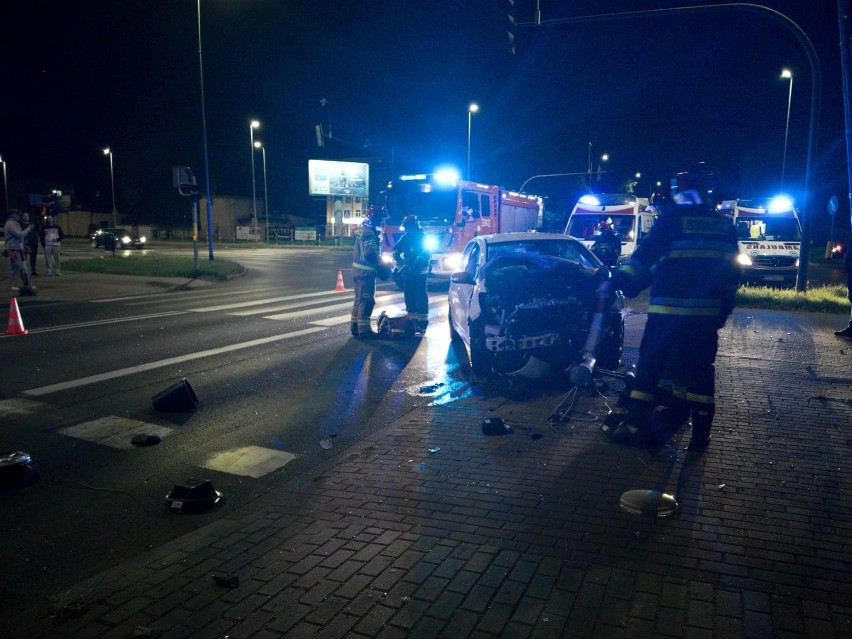 Nocny wypadek w Koszalinie