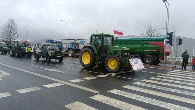 We wtorek rolnicy protestowali m.in. na drodze krajowej w Kostrzynie