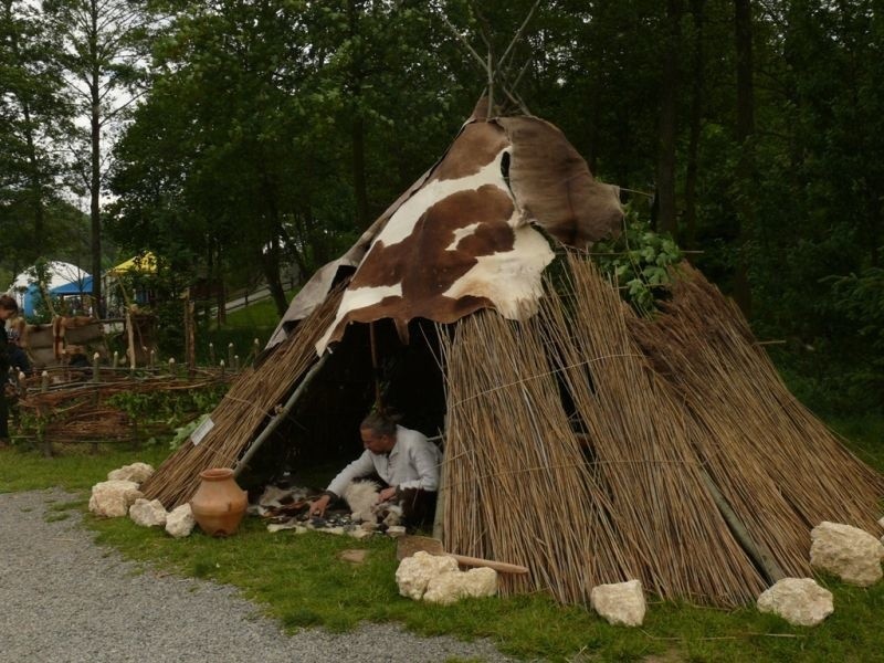 Moc atrakcji czekała na gości w Wiosce Archeologicznej przy...