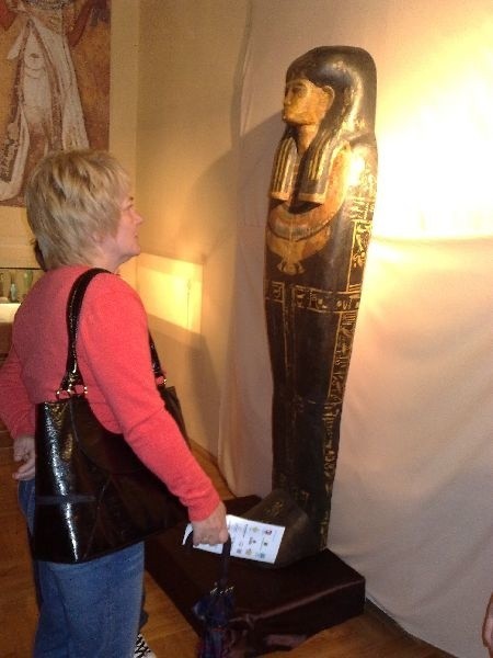 Wystawa egipskich mumii...