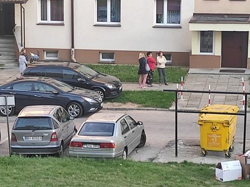 Białystok. Pożar na Nowym Mieście. Palił się blok przy ul....