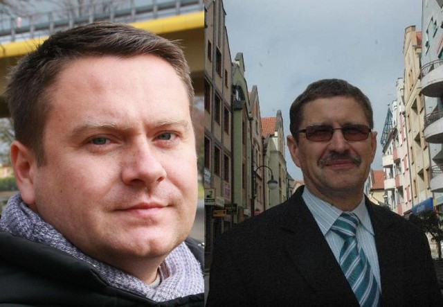 Daniel Gądek (z lewej) oraz Jan Zubowski zwyciężyli w plebiscycie Oceniamy władzę
