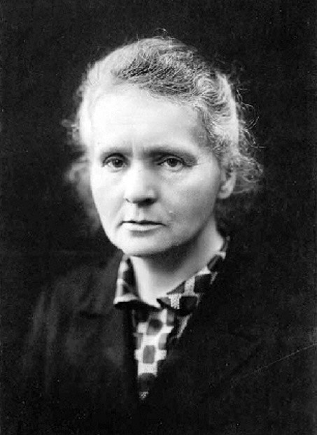 Maria Skłodowska-Curie - nagrodą Nobla została wyróżniona po...