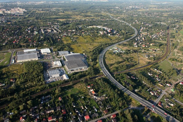 W tym miejscu na S1 w Sosnowcu ma powstać nowy węzeł drogowy.