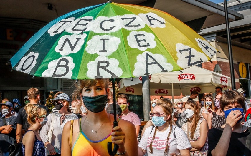 Manifestacja „Przeciwko przemocy władzy” w Gdańsku...