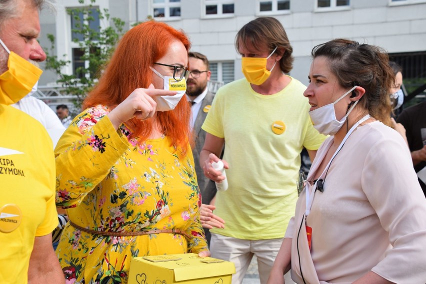 Białostoczanin Szymon Hołownia przyjechał na Rynek...