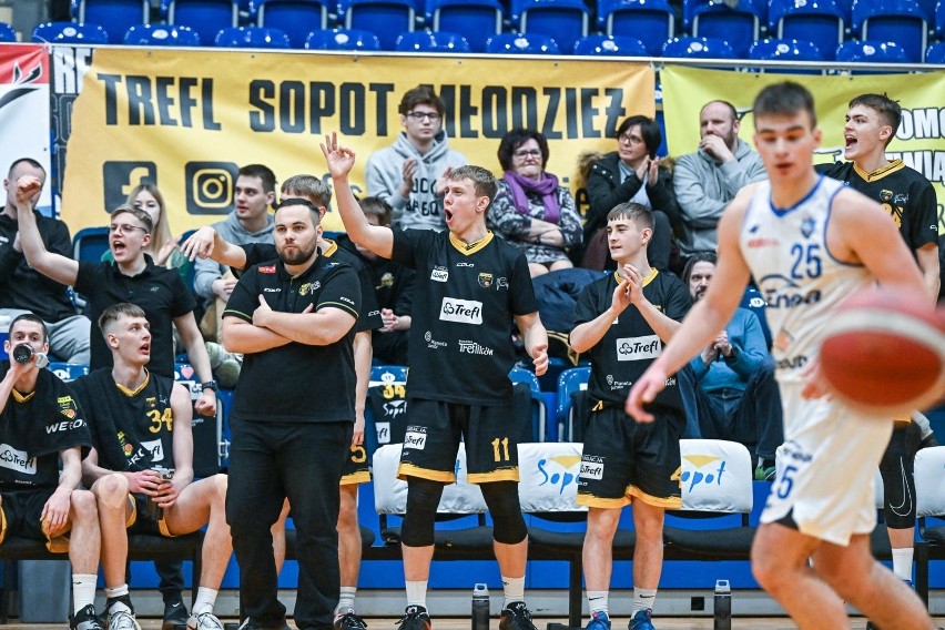 Mecz półfinałowy pomiędzy Treflem Sopot a Eneą Basketem...