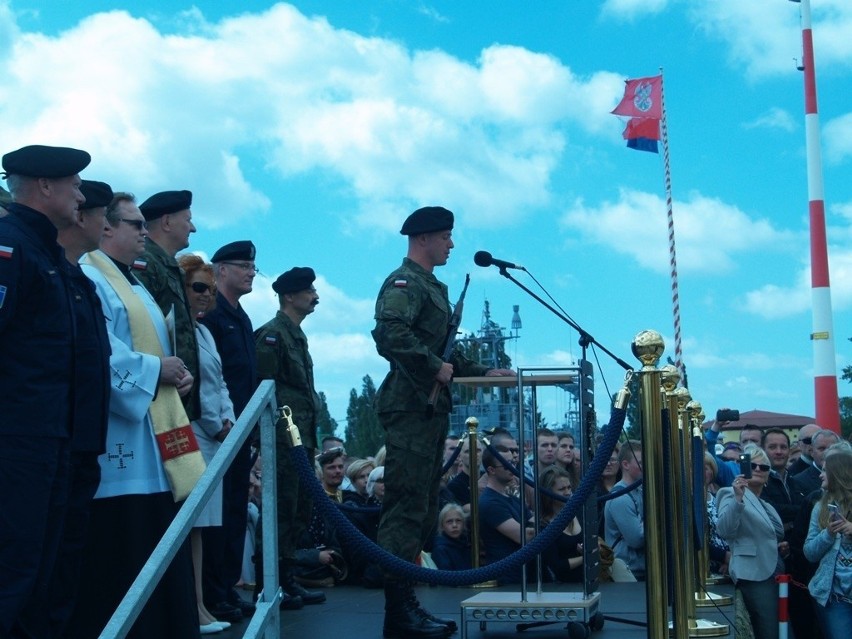 Przysięga wojskowa w Porcie Wojennym Świnoujście 