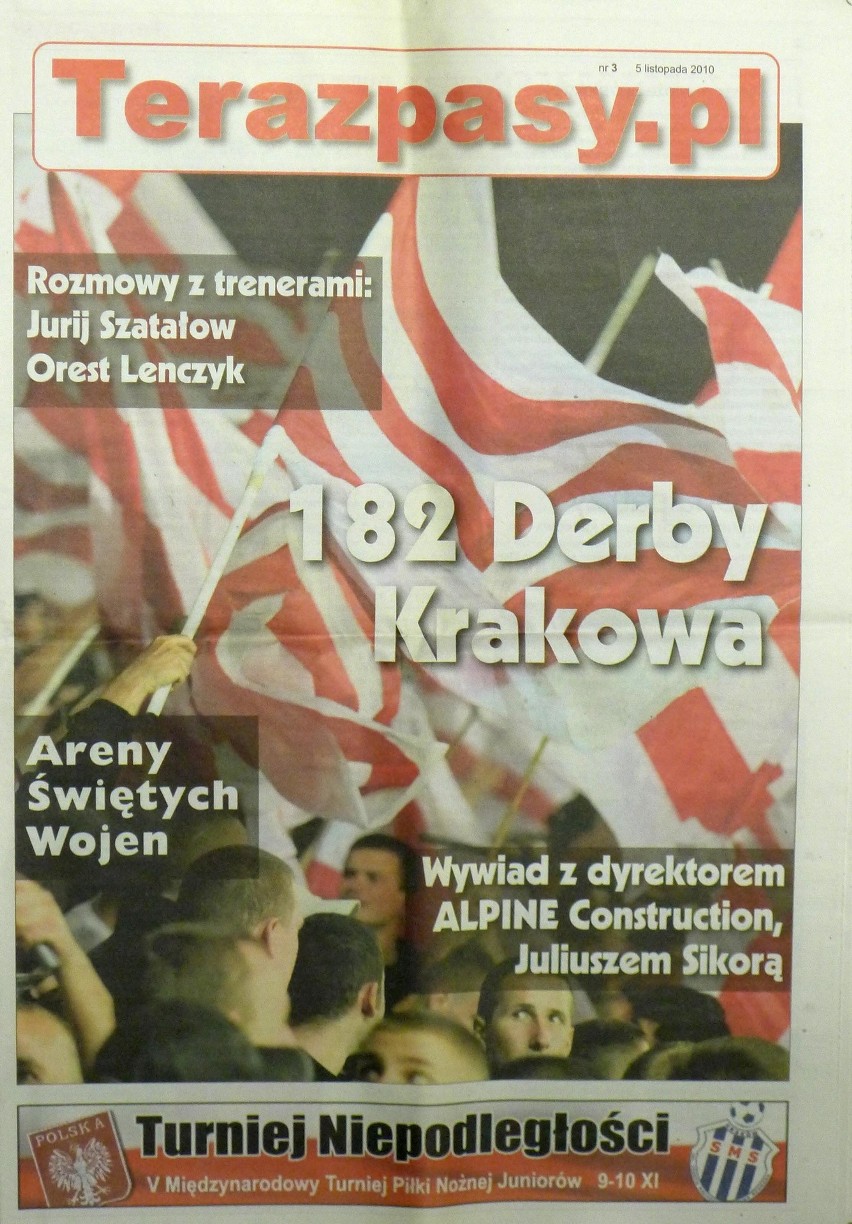 Derby Krakowa. Zobacz archiwalne programy z meczów Cracovii z Wisłą