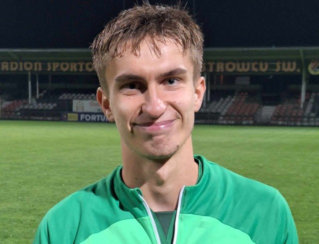 Po strzeleniu gola w Ostrowcu KSZO w 16 minucie meczu pierwszej rundy Fortuna Pucharu Polski Wiktor Kamiński nie okazywał radości.