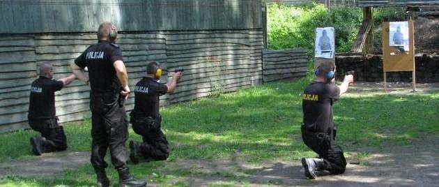 Szkolenie namysłowskich policjantów.