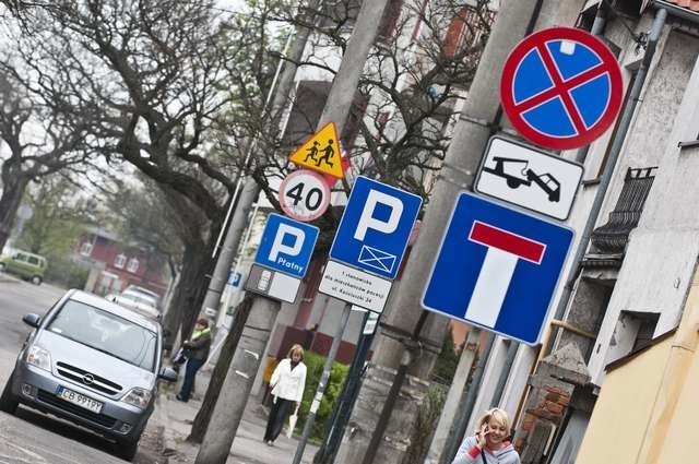 Strefa ParkowaniaSprzeczne znaki w Strefie B na ul. Kościuszki