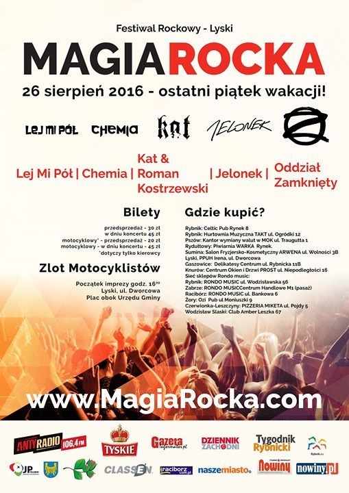 Festiwal Rockowy - Lyski - Magia Rocka...