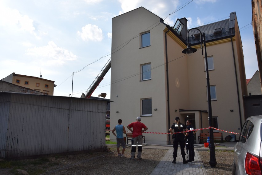 Pożar budynku z mieszkaniami chronionymi w Głuchołazach