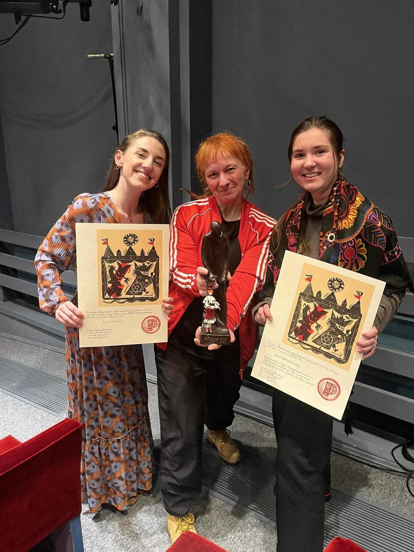 Nagrodzone: Daria Holovchanska, Marta Rau i Sylwia Wiensko