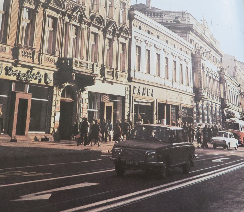 Łódź w latach 80 w czasie  karnawału Solidarności i stanu...