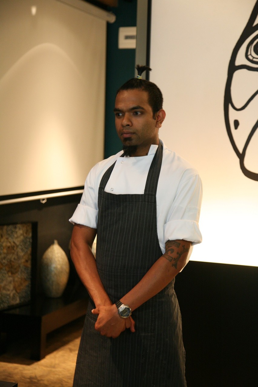 Kasun Perera, szef kuchni Kyokai Sushi Baru