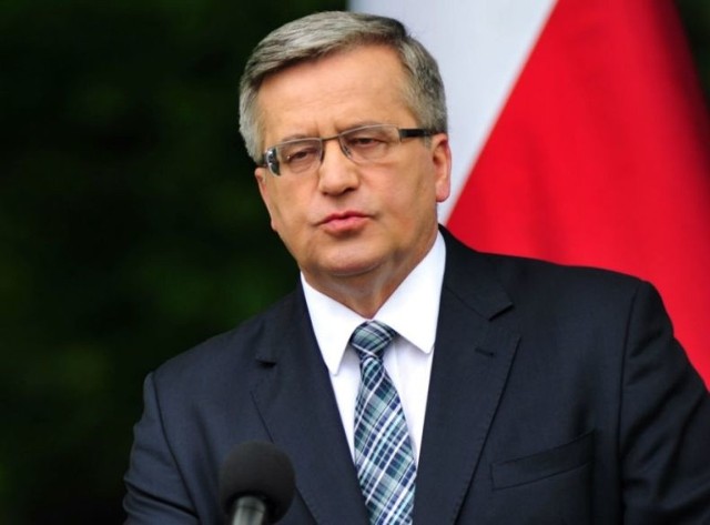 Prezydent Bronisław Komorowski.