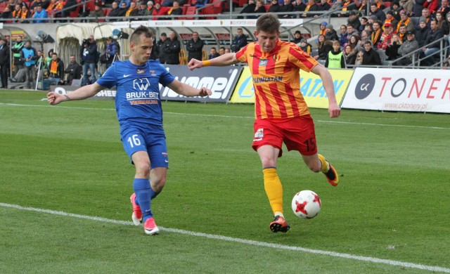 22.04.2017, kielce, korona kielce - bruk-bet termalica nieciecza. fot. slawomir stachura/polska press