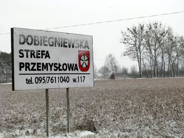 W strefie w Dobiegniewie inwestycji nie widać (fot. Mateusz Feder)