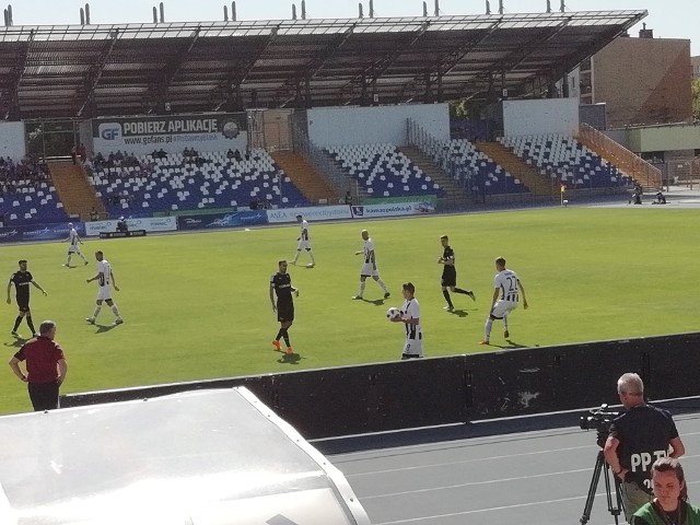 Sandecja zagrała z Cracovią na stadionie Stali Mielec