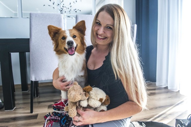 Super Pies 2016 w regionie radomskim - Kajtek ze swoją panią - Justyną.