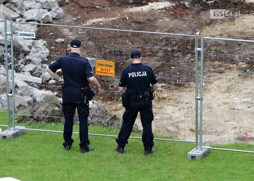 Kolejne wybuchowe znalezisko na budowie stadionu Pogoni Szczecin [ZDJĘCIA]