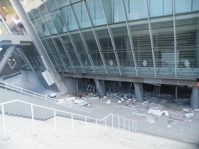 Donbass Arena ostrzelana. Dwie potężne eksplozje na stadionie Szachtara Donieck