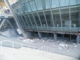 Donbass Arena ostrzelana. Dwie potężne eksplozje na stadionie Szachtara Donieck (ZDJĘCIA, FILM)