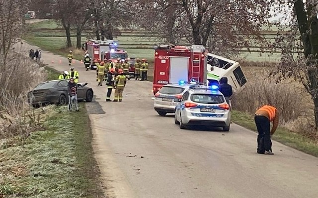 Wypadek w gminie Gołcza