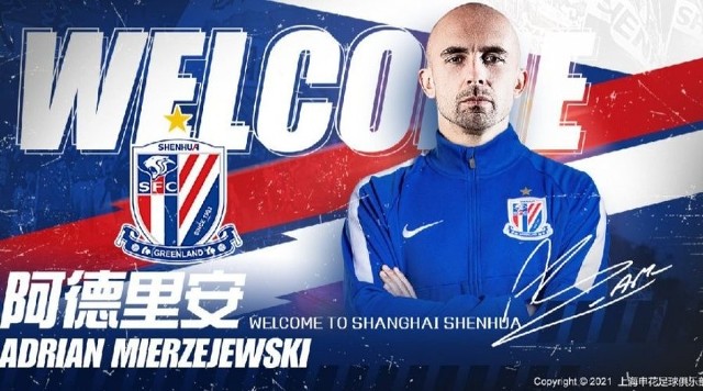 Adrian Mierzejewski w Shanghai Shenhua