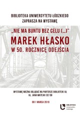 Marek Hłasko w 50. rocznicę odejścia - wystawa w Bibliotece Uniwersytetu Łódzkiego