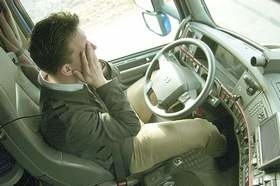 Zagrożeniem na drodze jest zwłaszcza zmęczony kierowca TIR-a