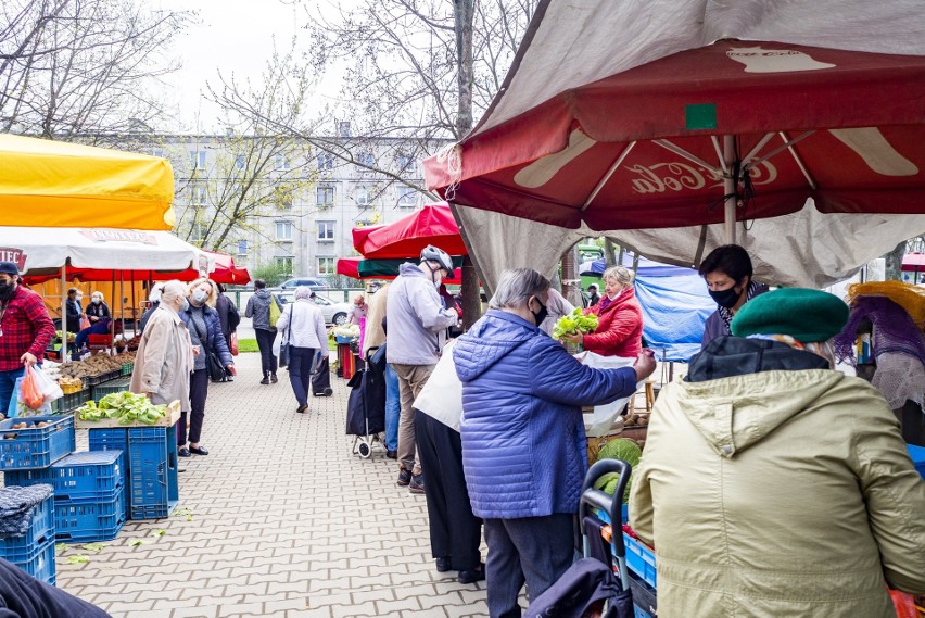 Majówka po krakowsku. Jedni kupują kiełbasę na grilla, inni stoją w kolejce po sadzonki do ogródka [ZDJĘCIA]