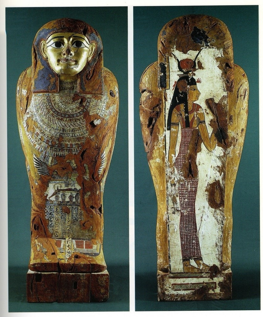 Sarkofag Aset-iri-khet-es ze zbiorów Muzeum Archeologicznego...