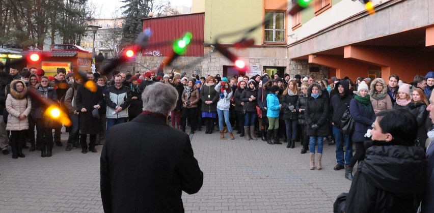 Lubelscy studenci dzielili się opłatkiem i śpiewali kolędy (oglądaj ZDJĘCIA)