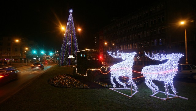 Boże Narodzenie 2013 - ozdoby świąteczne w Gliwicach