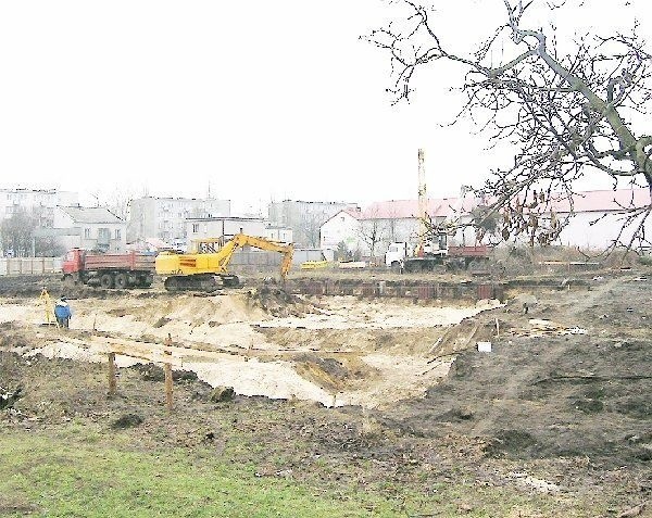 Na tym placu za kilka miesięcy stanie  market "Netto"