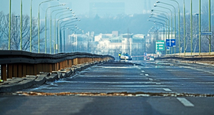 Most Łazienkowski po pożarze
