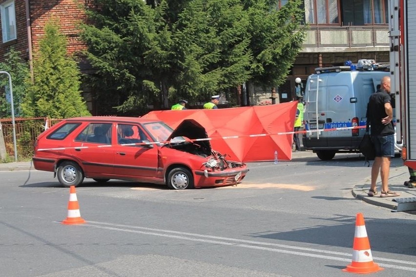 Wypadek w Niegownicach: Do tego tragicznego w skutkach...