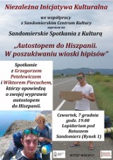 Spotkanie podróżnicze "Autostopem po Hiszpanii. W poszukiwaniu wioski Hipisów"