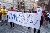 "Wolne media, wolni ludzie, wolna Polska" - protest we Wrocławiu [ZDJĘCIA]
